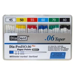 Diadent Paper Point Special Tapered 6%