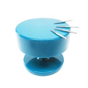 Dental Magnetic Dental Bur Holder - Blue