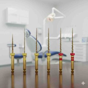 Gold Rotary Files 21mm