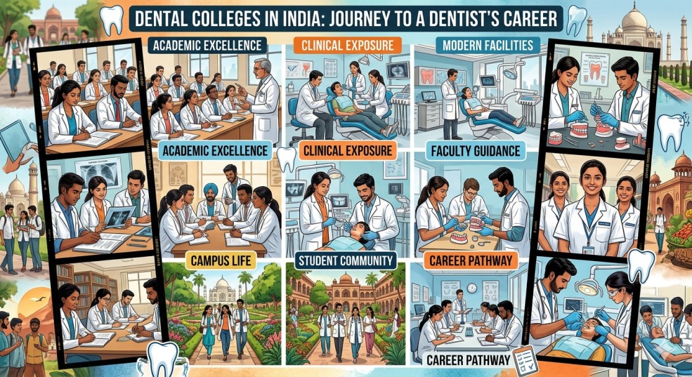 Collage of Dental Colleges in India: Academic Excellence, Clinical Exposure, and Student Life