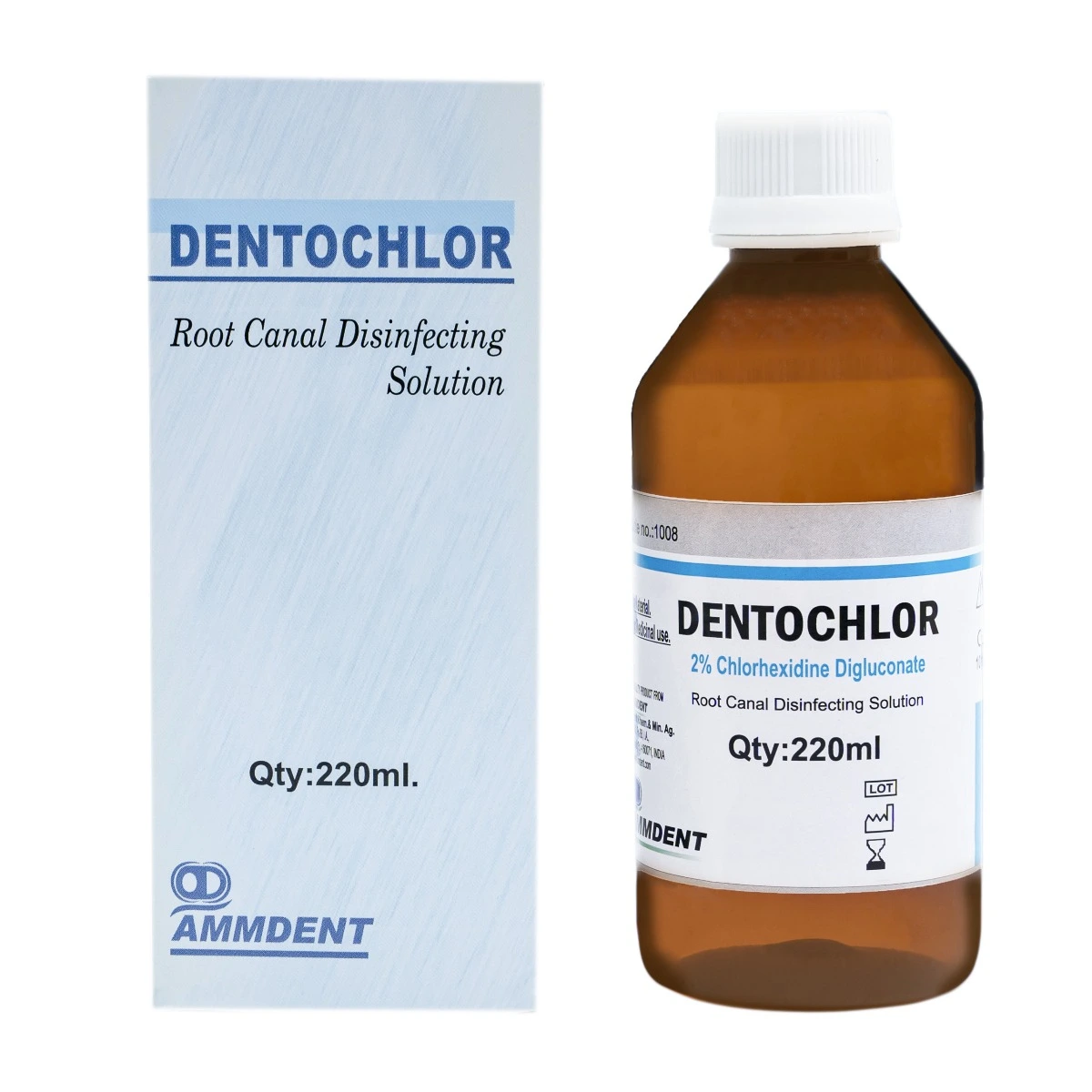 Ammdent Dentochlor ( Chlorhexidine Root Canal Disinfection Solution) - Image 4