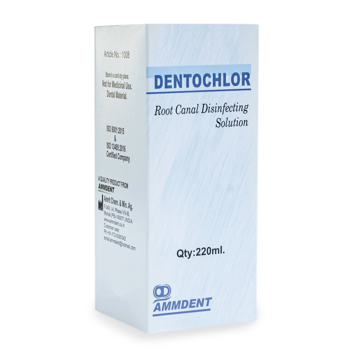 Ammdent Dentochlor ( Chlorhexidine Root Canal Disinfection Solution) - Image 3